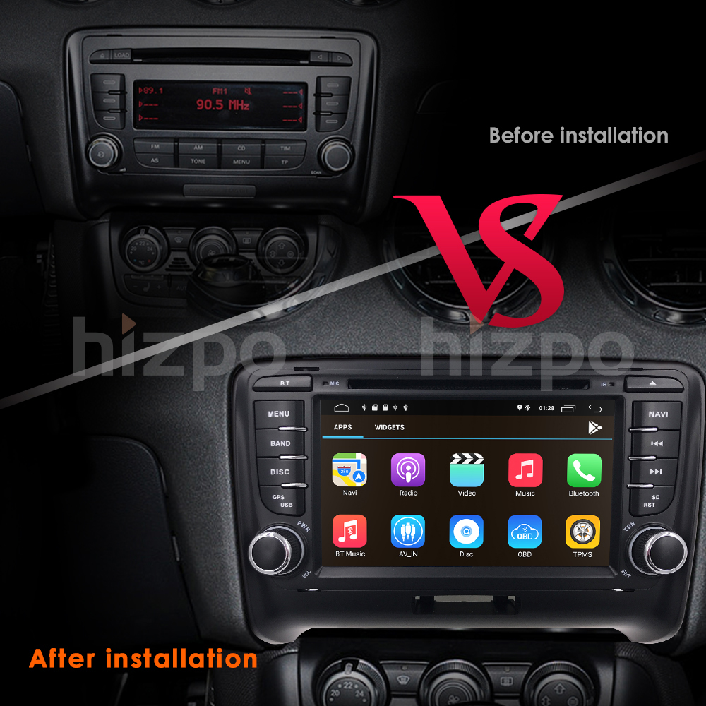 GPS Navigation Radio for Audi TT 7 Touch Screen Android 9.1 DVD