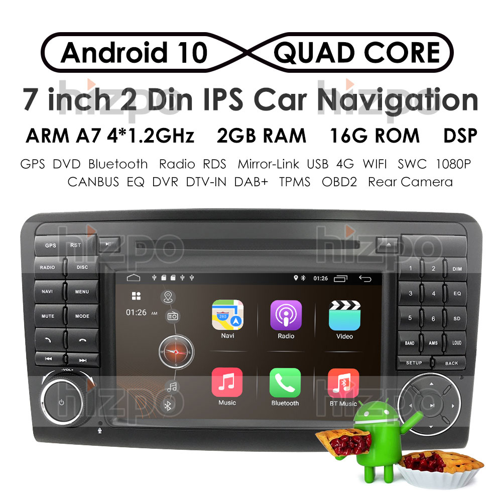 7 Touchscreen Multimedia Navigation System For Mercedes-Benz ML W164 GL  X164